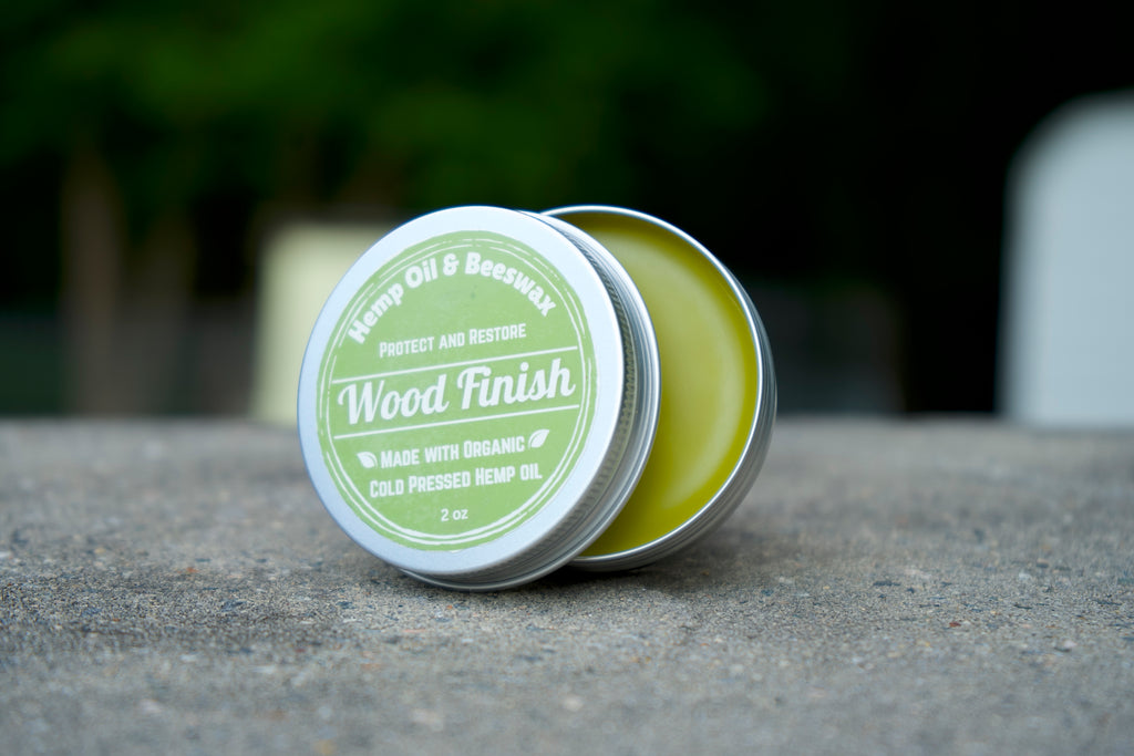 Hemp oil and Beeswax Wood Finish image 1