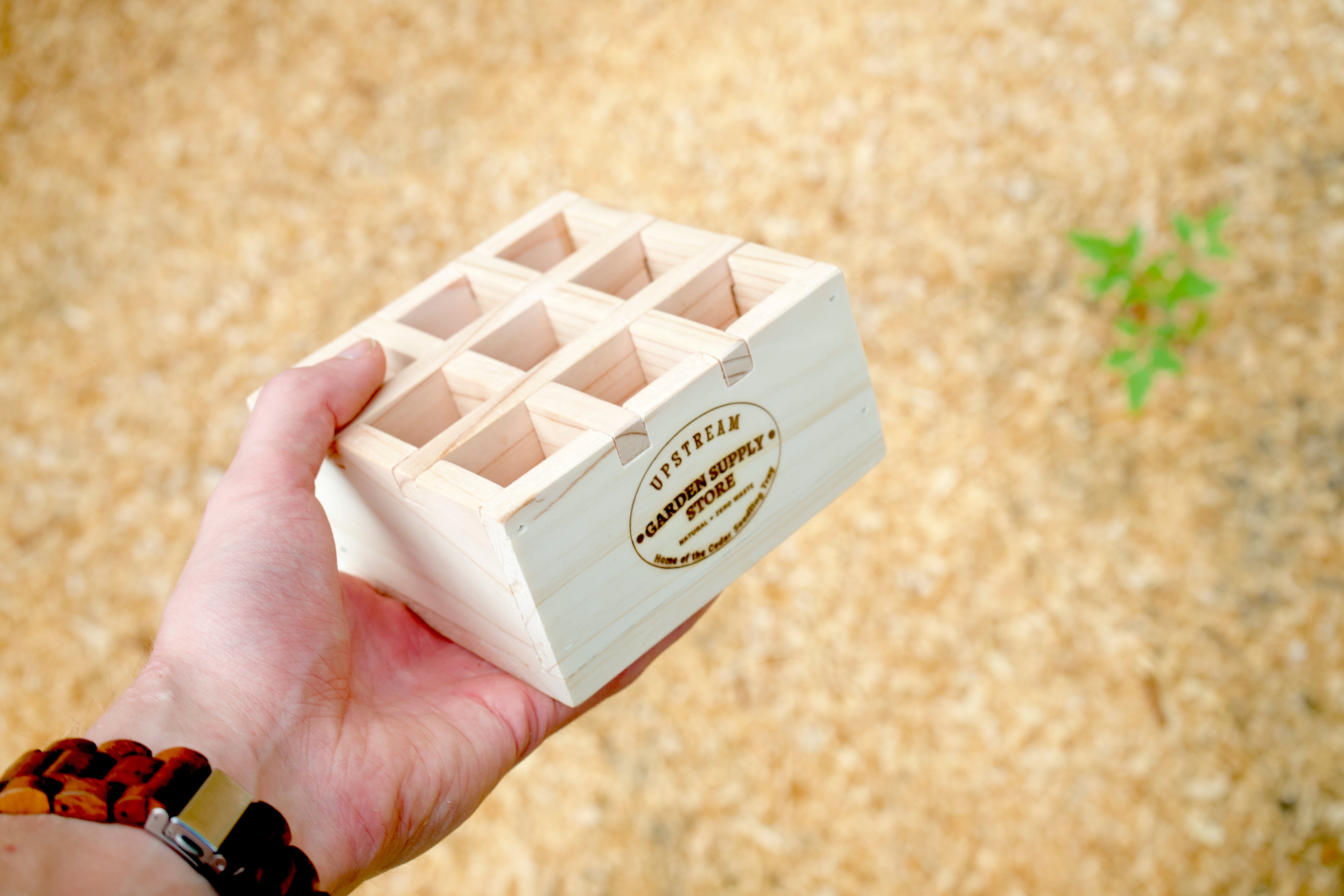 MICRO 9-Cell Cedar Seedling Tray image 2