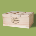 6-Cell Cedar Seedling Tray & Planter