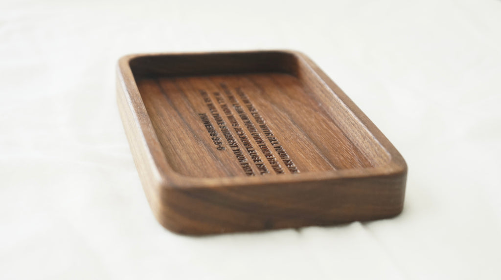 Bible Verse Engraved Catchall Tray (Rectangle)