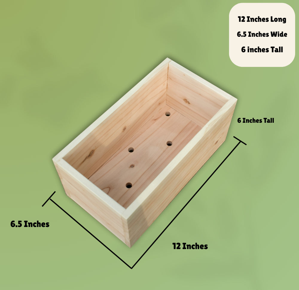 Small Cedar Planter Box image 7
